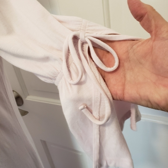 LOFT Outlet Pale Pink Knit Dress Size Medium, Comfy, Casual - Picture 3 of 10